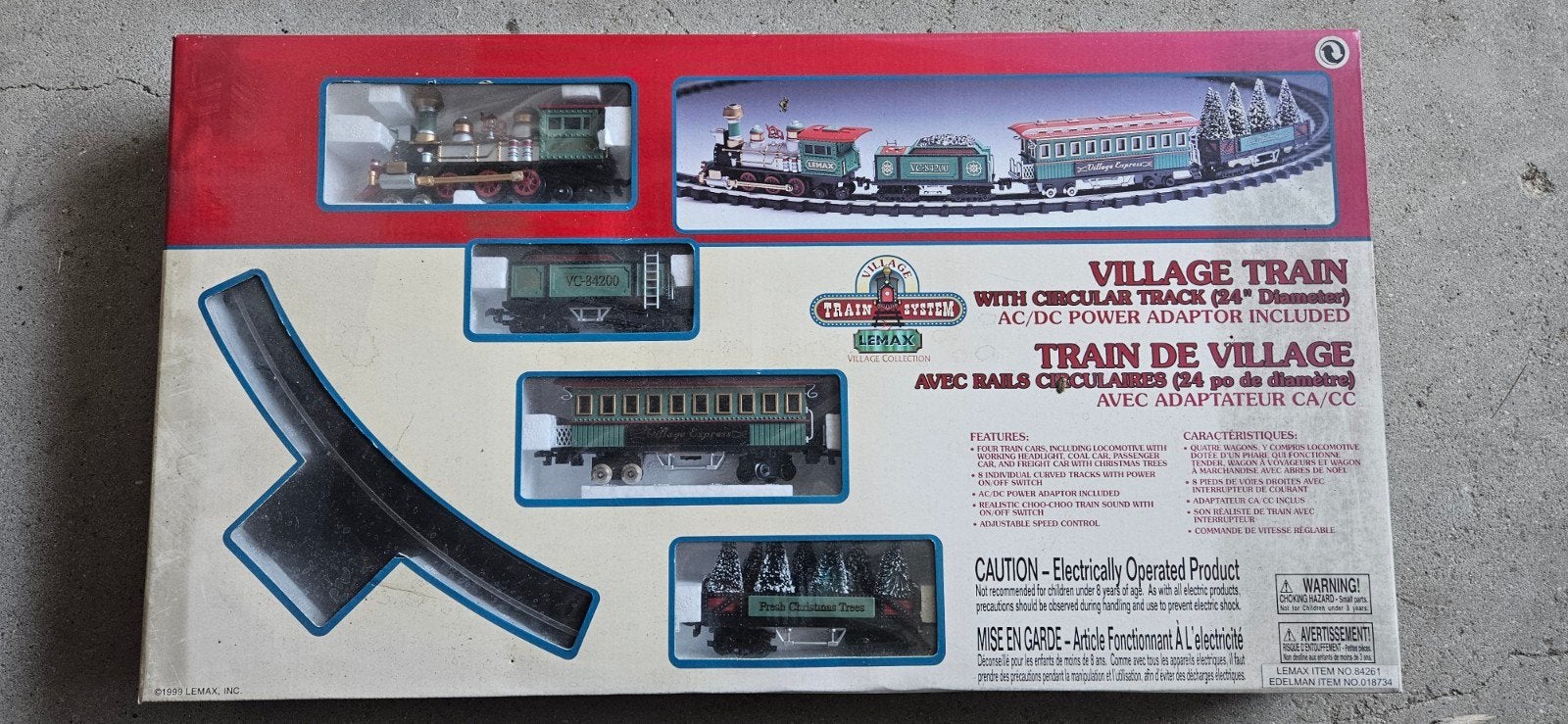 Lemax Village Train System - Treinset met Rails, Wisselstroom, Treinset, Zo goed als nieuw, Ophalen
