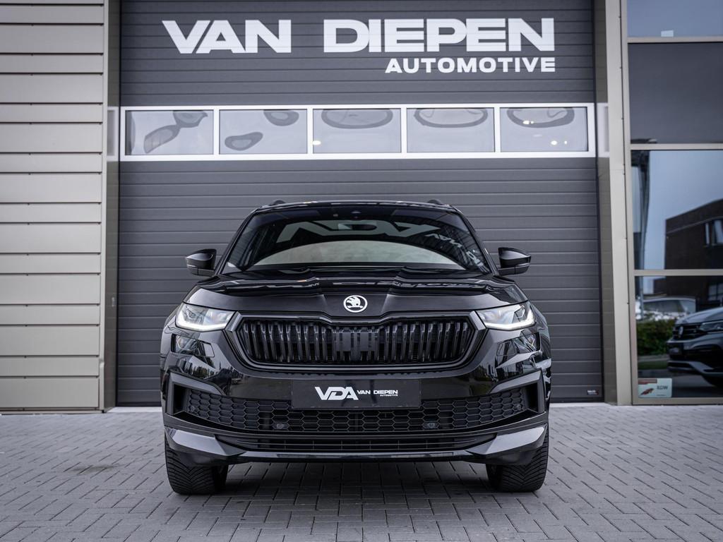 Skoda Kodiaq 1.5 TSI Sportline Business 7p. - ACC l Trekhaak, Auto's, 4 cilinders, 150 pk, Zwart, 14 km/l