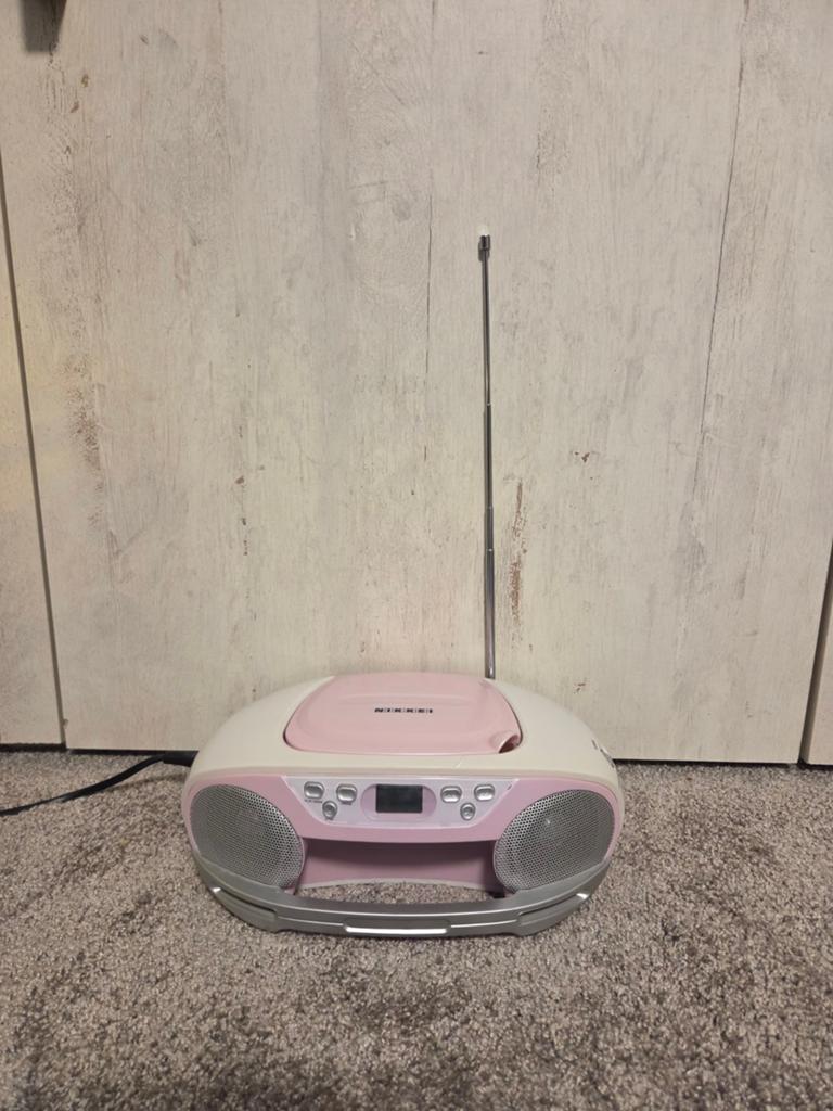 NIKKEI Radio met CD-speler - Werkt nog heel goed!, Ophalen of Verzenden, Zo goed als nieuw, Radio, Met cd-speler