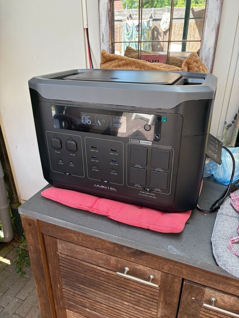 Draagbare Powerstation 3200W met 2048Wh LiFePO4 accu, Ophalen, Nieuw