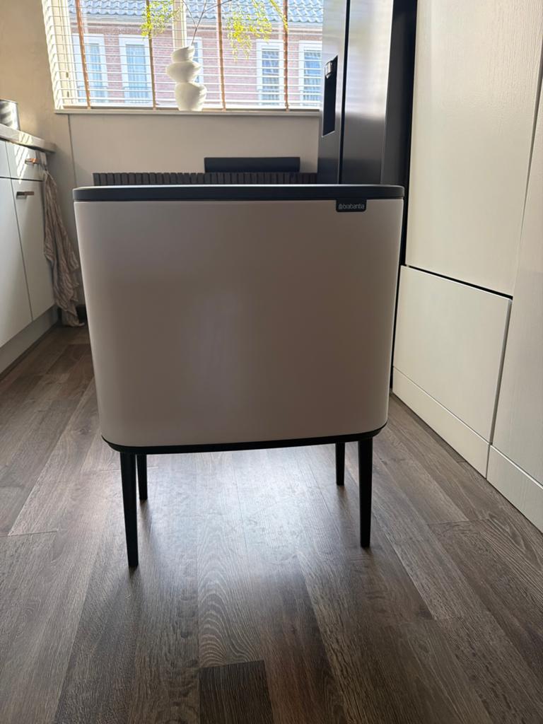 Brabantia Bo Touch Bin - Afvalscheiding, Ophalen, 50 tot 75 cm, 40 liter of meer, Zo goed als nieuw