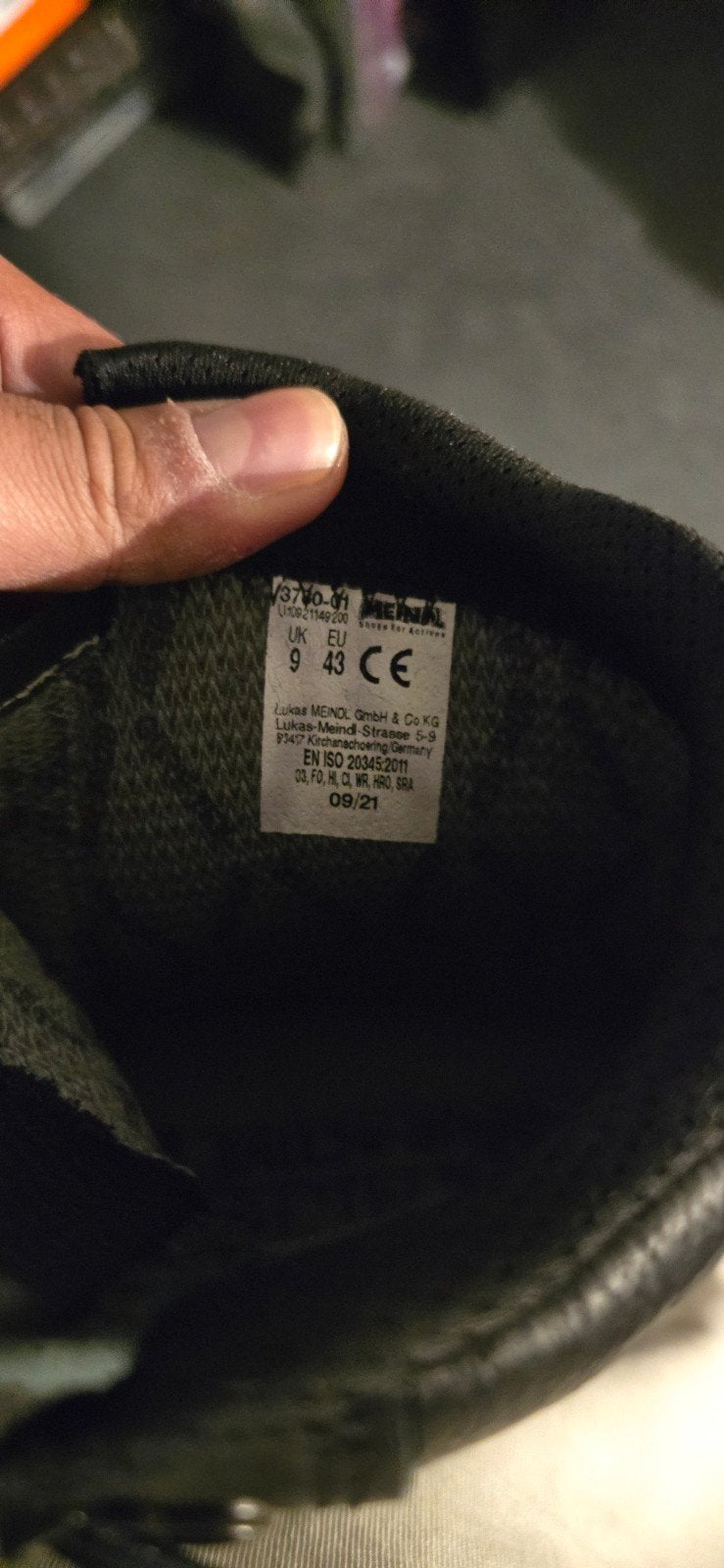 Meindl Hoge Kisten - Nieuw met Gore-Tex, Zwart, Nieuw, Ophalen of Verzenden, Wandelschoenen of Bergschoenen