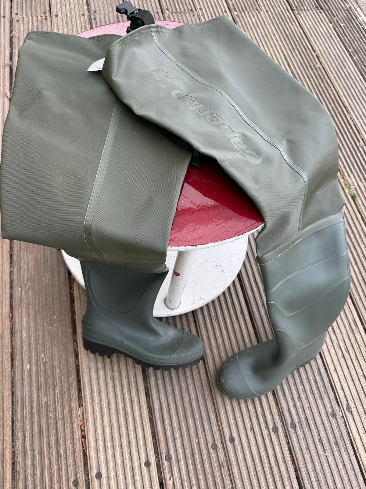 Caperlan waadpak / waadbroek maat 42/43, Ophalen, Zo goed als nieuw, Kleding