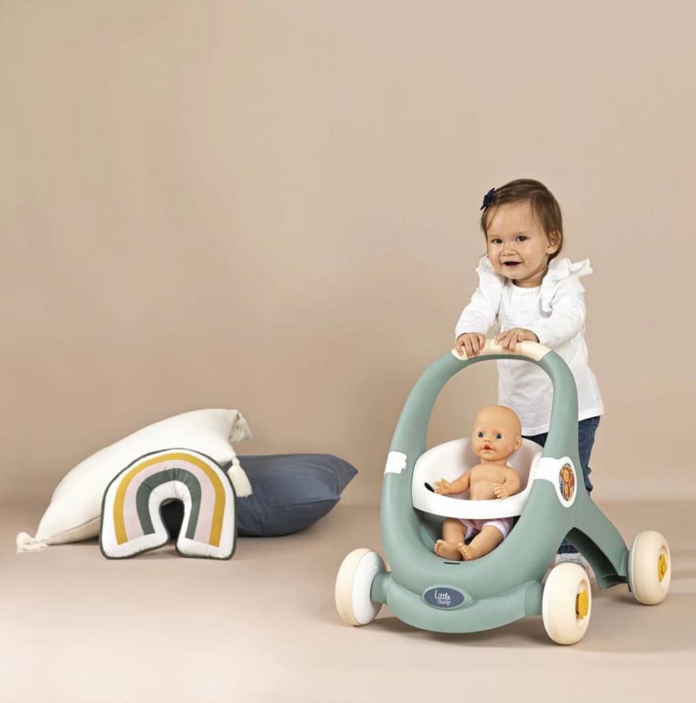 Little Smoby 3-in-1 Loopwagen en Activiteitencentrum, Www.service.smoby.com, Overige typen, Zo goed als nieuw, Met licht