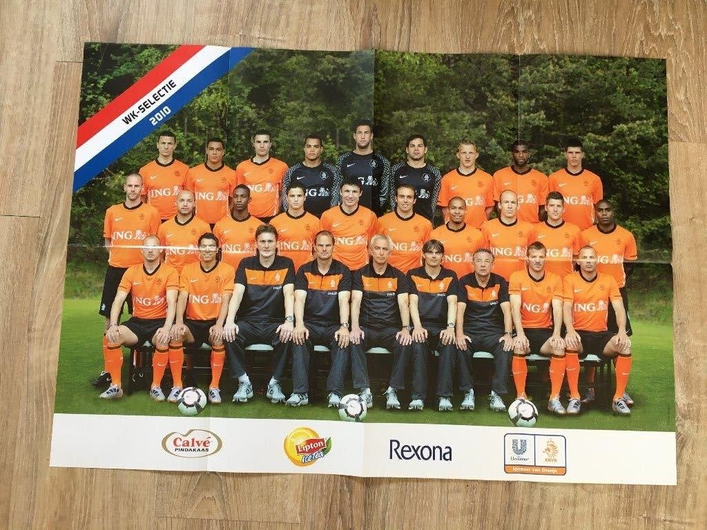 voetbalposter WK voetbal 2010 Holland, Verzenden, Nieuw, Overige binnenlandse clubs, Poster, Plaatje of Sticker