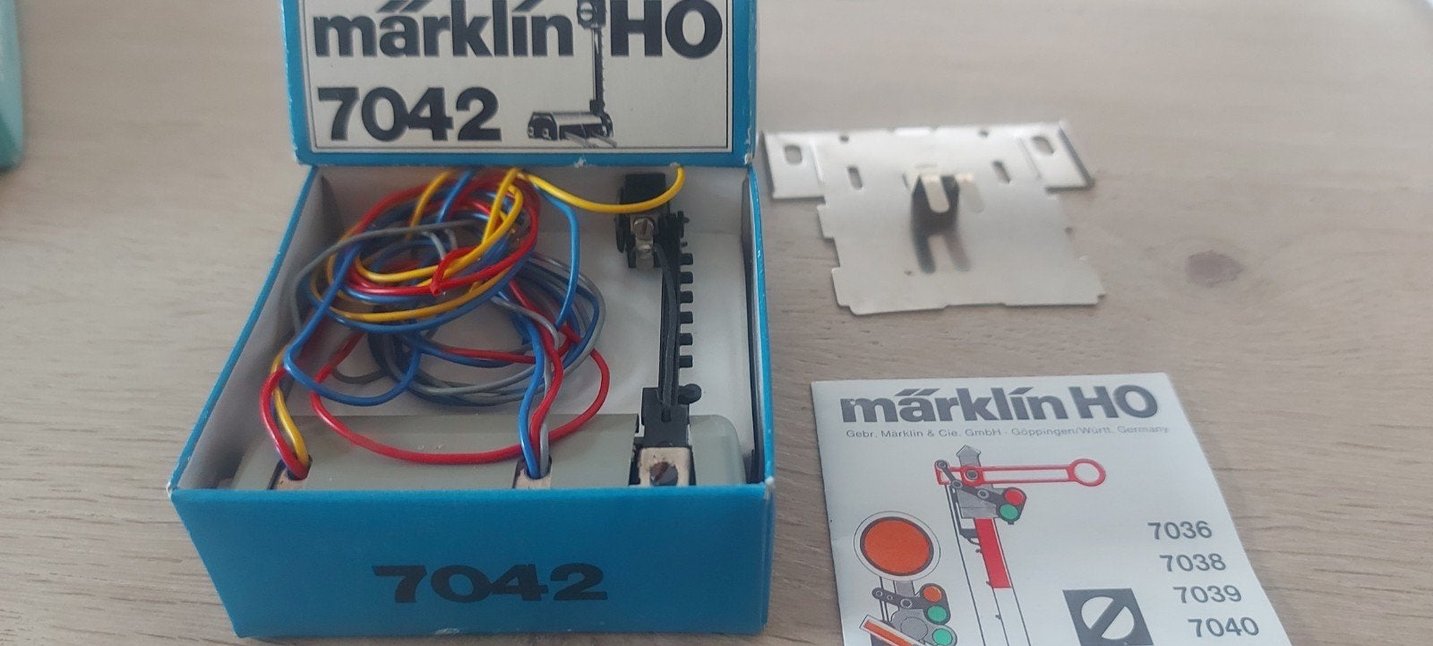 Märklin voorsein in een perfecte staat artnr 7042 in ovp, Hobby en Vrije tijd, Modeltreinen | H0, Wisselstroom, Wagon, Ophalen of Verzenden