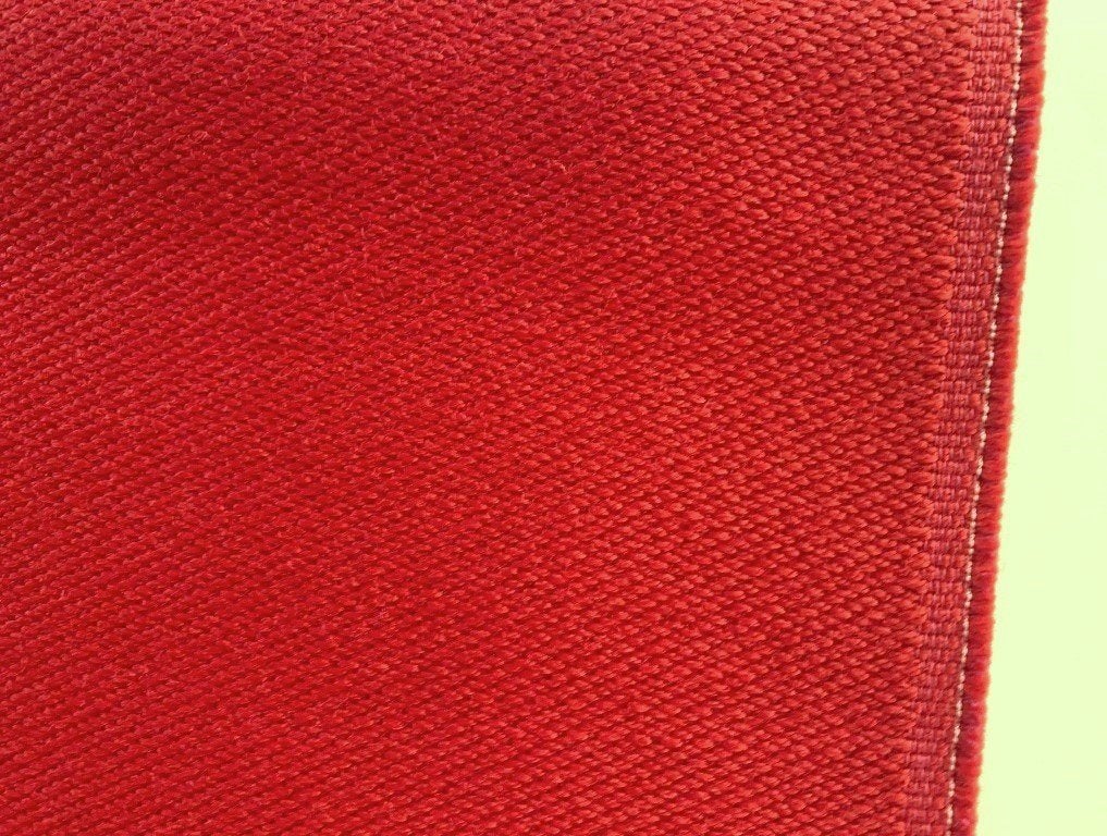 STOF VOOR DESIGN: De Ploeg meubelstoffen oranje+rood, Wol, 120 cm of meer, Oranje, Ophalen of Verzenden