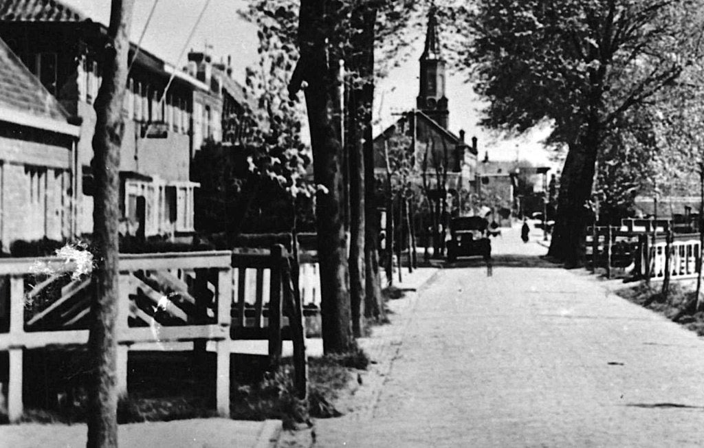 700864 Diemen NH 1944 Ouderkerkerlaan Postzegel Afgeweekt, Ophalen of Verzenden, 1940 tot 1960, Gelopen, Noord-Holland