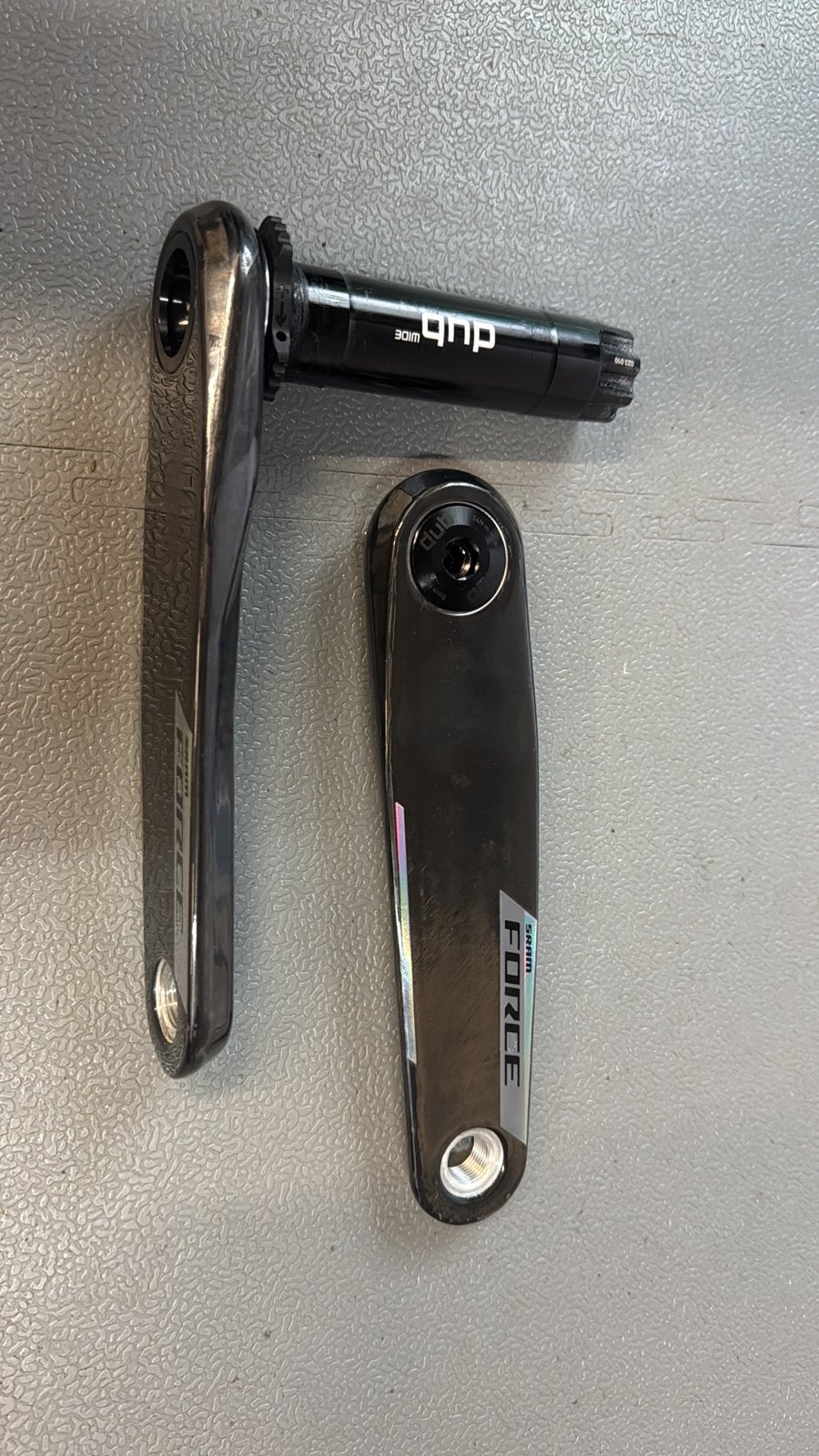 SRAM Force E1 XPLR Wide crankset 170mm / Fizik Vento Argo X3, Crankstel of Pedalen, Ophalen of Verzenden, Zo goed als nieuw, Racefiets