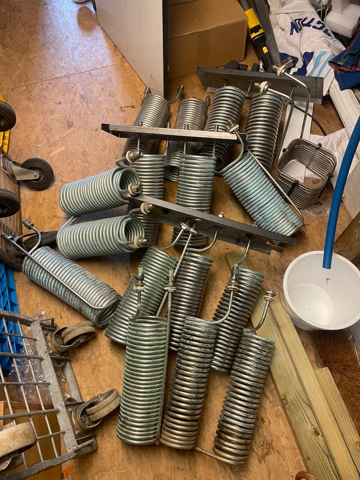 Bierspiralen / zwembadwarmtewisselaar / bierbrouwen, Ophalen, Gebruikt, Overige merken