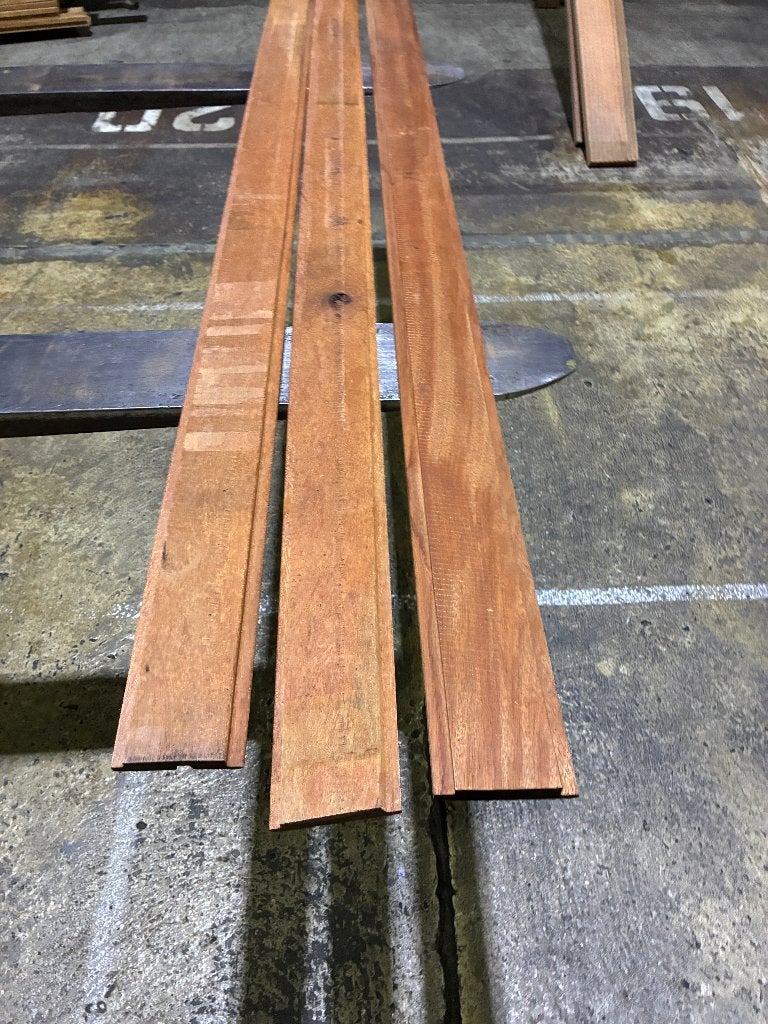 Hardhouten Planken afdekker 20x105mm € 1,71 m1, Ophalen, Planken, Nieuw, Hardhout
