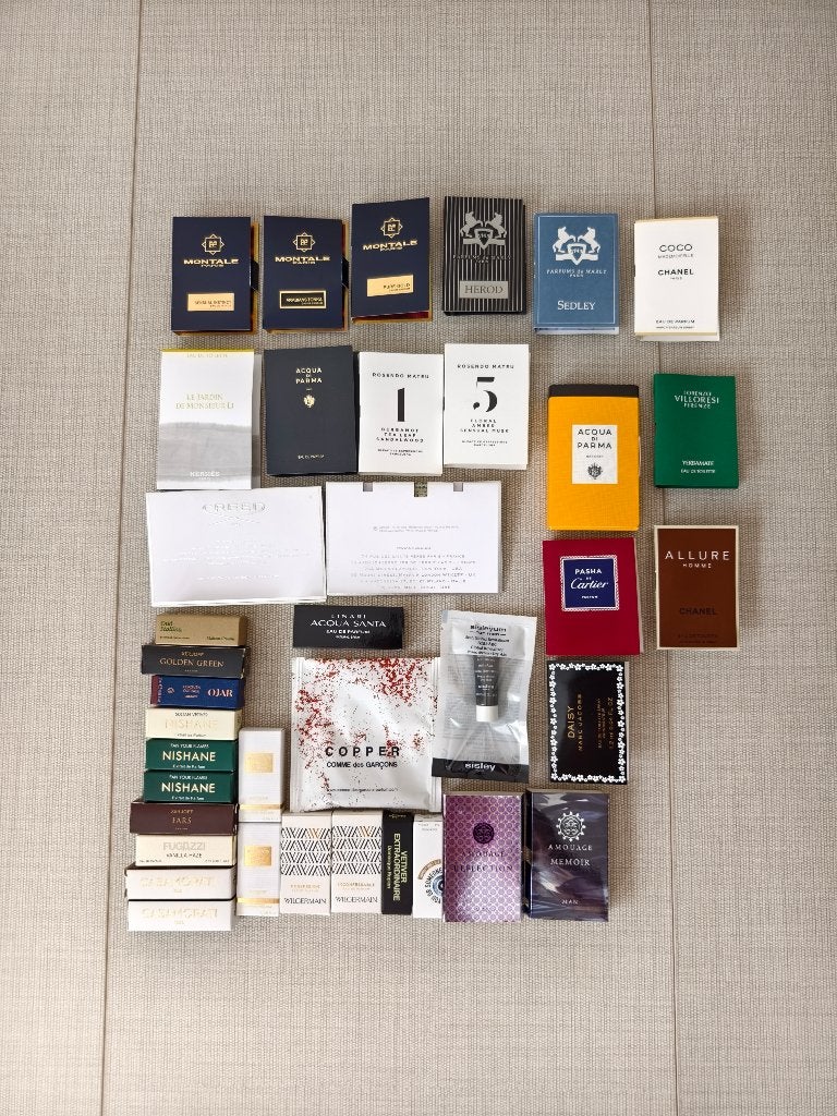 Parfum stalen niche luxe merken  (38 nieuwe samples), Ophalen of Verzenden, Nieuw