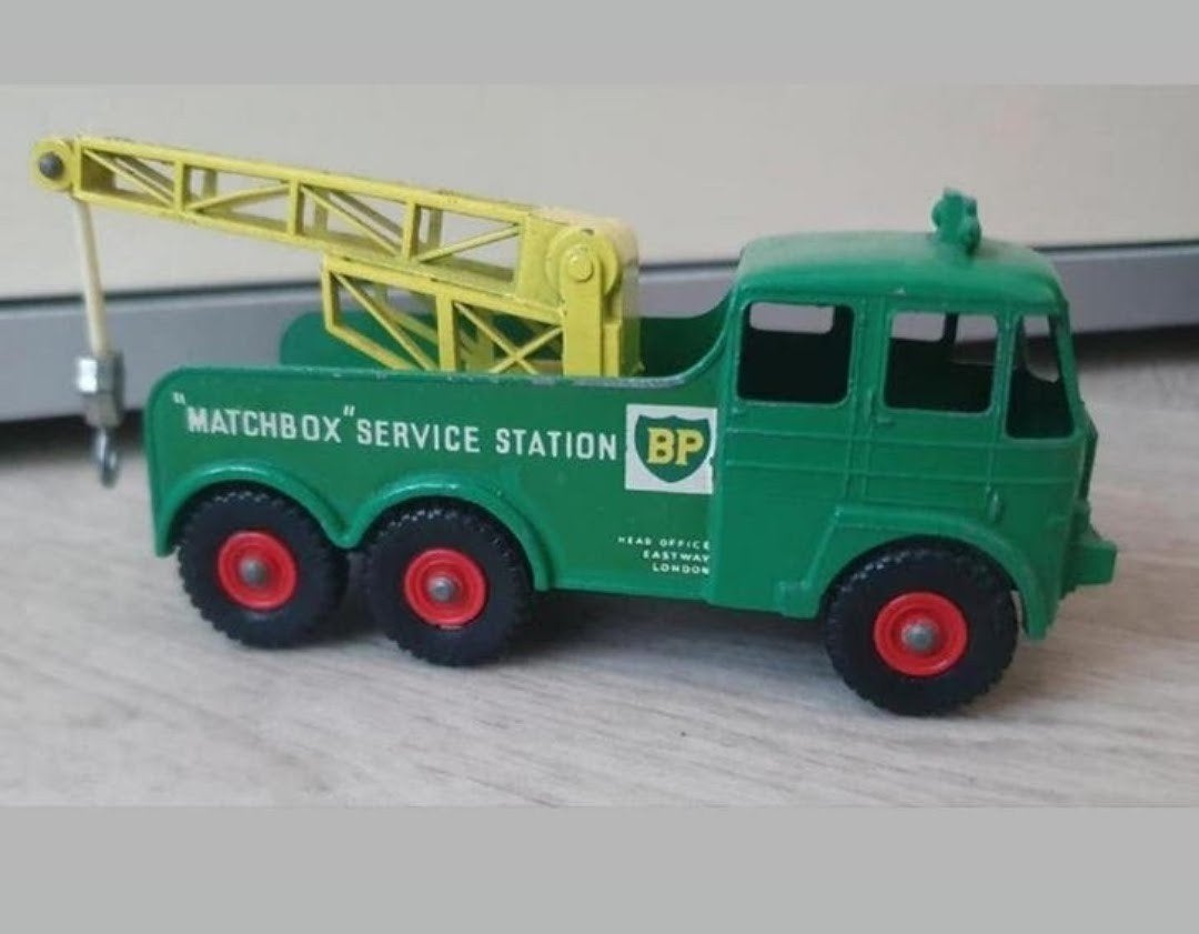 Matchbox BP Truck Service Station Heavy Breakdown gaaf model, Ophalen, Gebruikt, Bus of Vrachtwagen, Matchbox