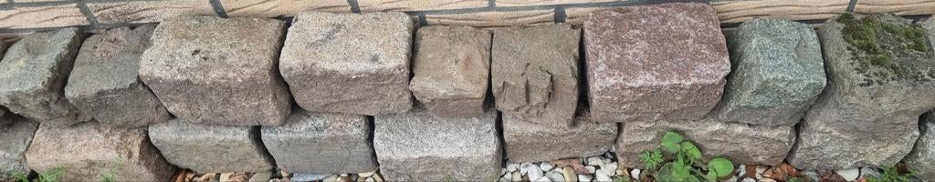 46 stuks Gebruikte keien., Tuin en Terras, Grind, Keien en Split, Gebruikt, Graniet, Ophalen of Verzenden, Kei