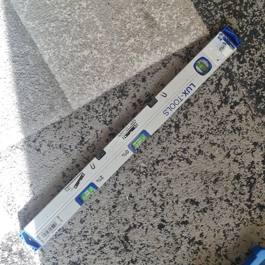 LUX TOOLS magnetische waterpas 68 cm, Ophalen of Verzenden