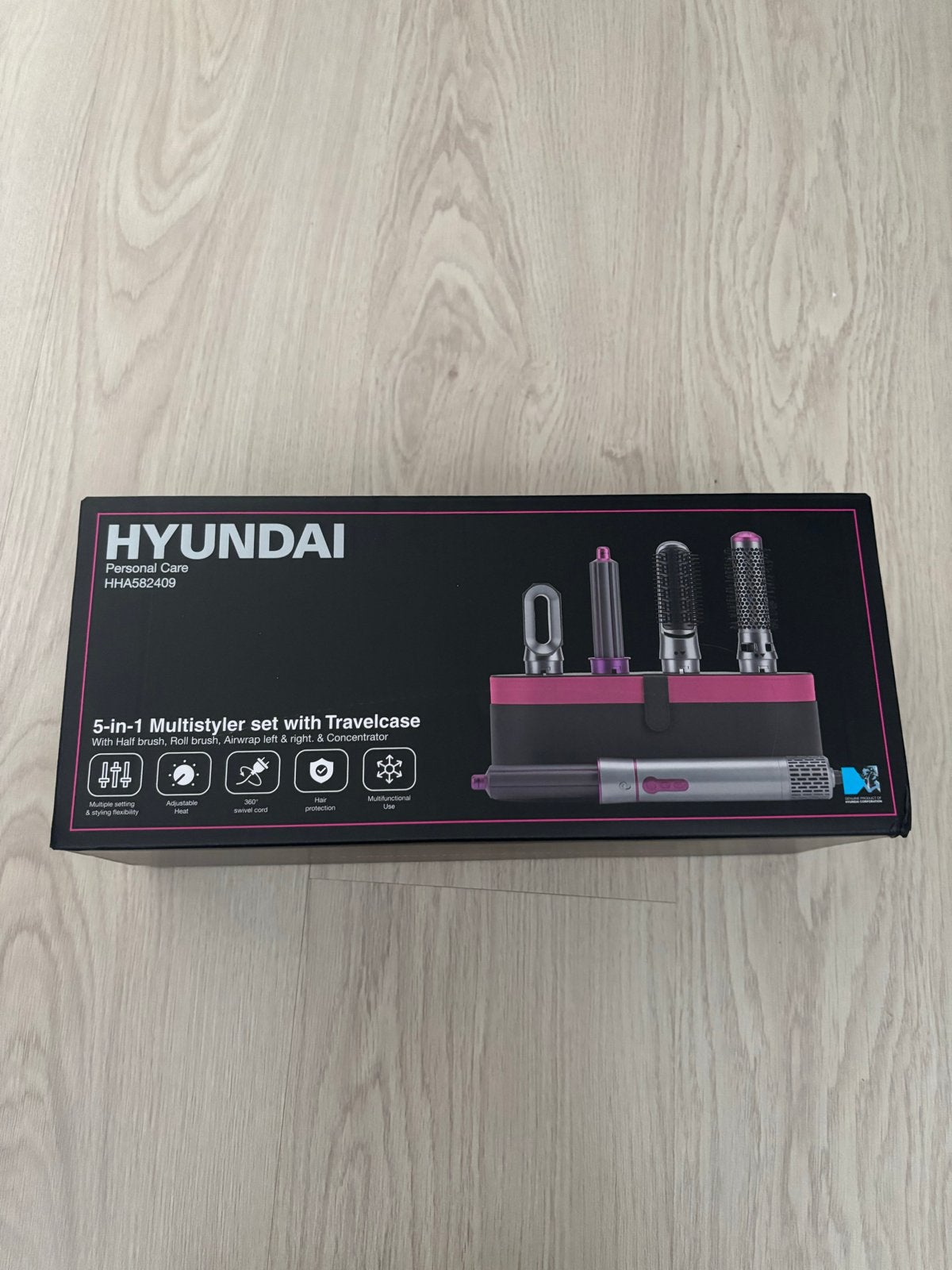 Hyundai 5-in-1 Multistyler set met travelcase, Ophalen of Verzenden, Nieuw, Haarverzorging