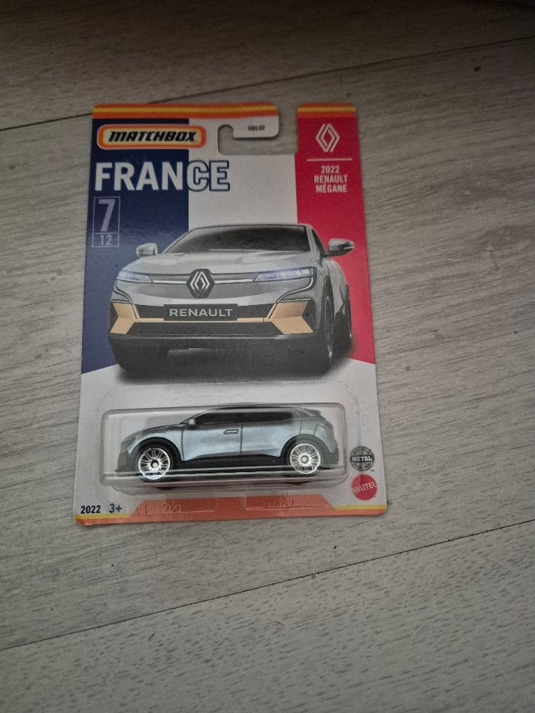 Matchbox 2022 Renault megane #7/12 FRANCE 2022, Ophalen of Verzenden, Nieuw, Auto