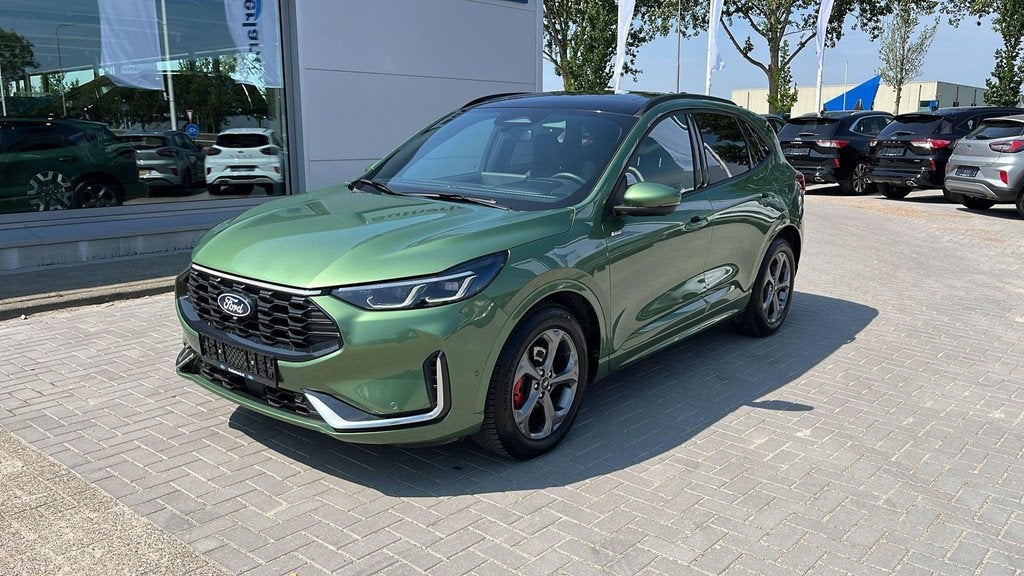 Ford Kuga 2.5 FHEV ST-Line X | 190pk | Driver Assistance Pac, Auto's, Ford, 14 kWh, Gebruikt, Leder en Stof, Plug-in hybride