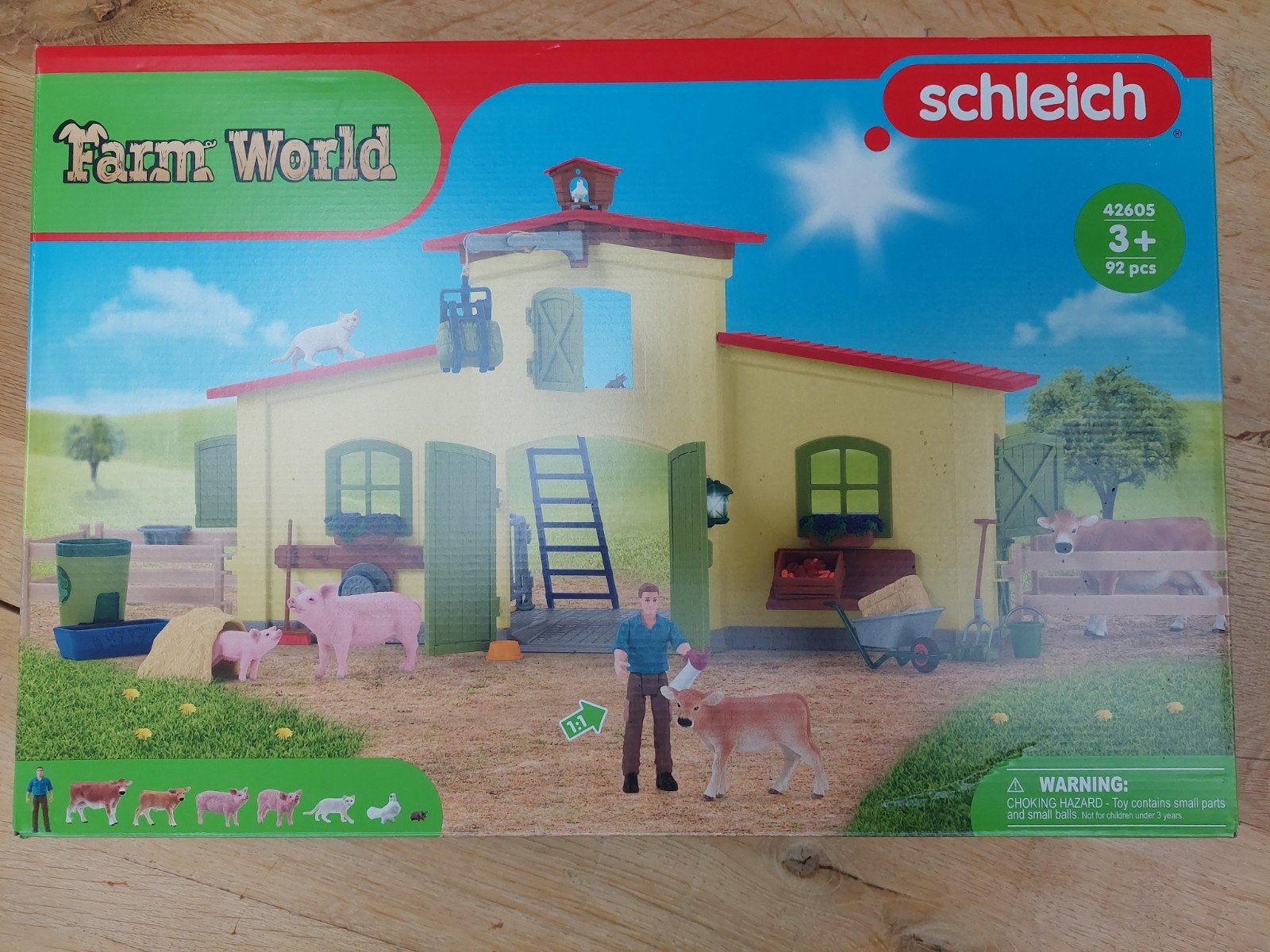 Schleich Farm World grote stal met dieren - nieuw in doos!, Ophalen of Verzenden, Nieuw, Jongen of Meisje