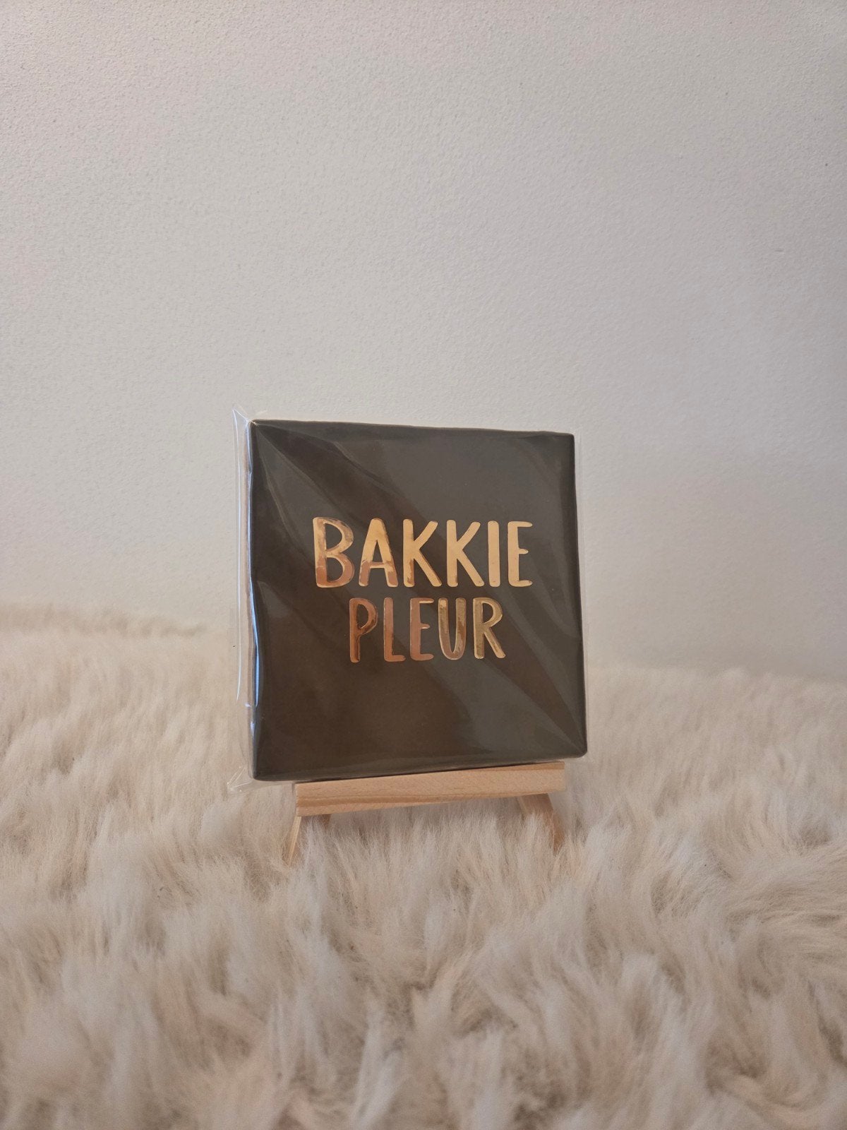 Tegeltje met tekst "BAKKIE PLEUR" - Uniek cadeau, Ophalen of Verzenden