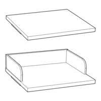 IKEA Stolmen ladebak/schapbak, Ophalen, Zo goed als nieuw