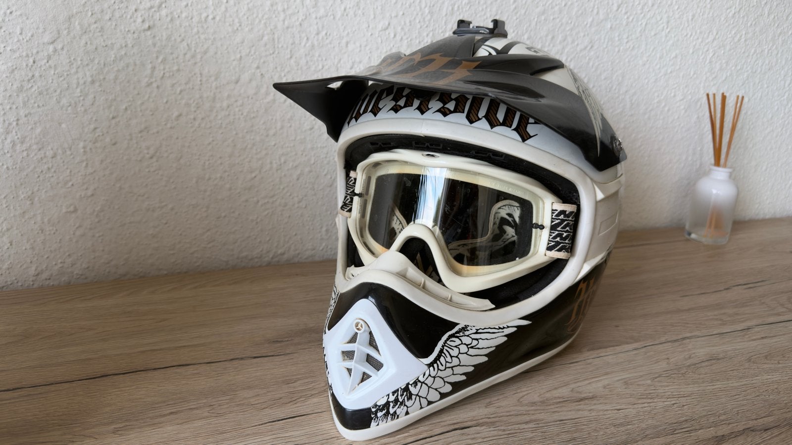 Kenny Performance Offroad cross helm XS met bril, XS, Offroadhelm, Tweedehands, Ophalen
