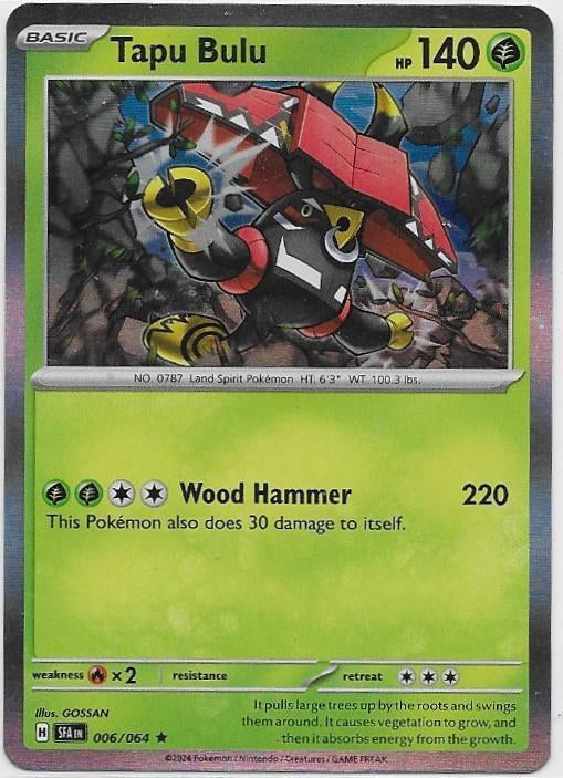 Shrouded Fable,  Tapu Bulu [holo] 6/64, Verzenden, Nieuw, Losse kaart