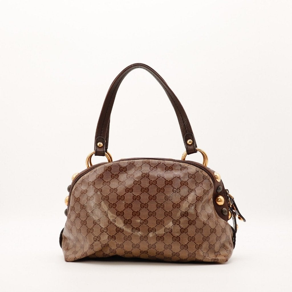 Gucci Babouska 34x20,5x14 cm handtas, Verzenden, Gebruikt, Zwart, Handtas