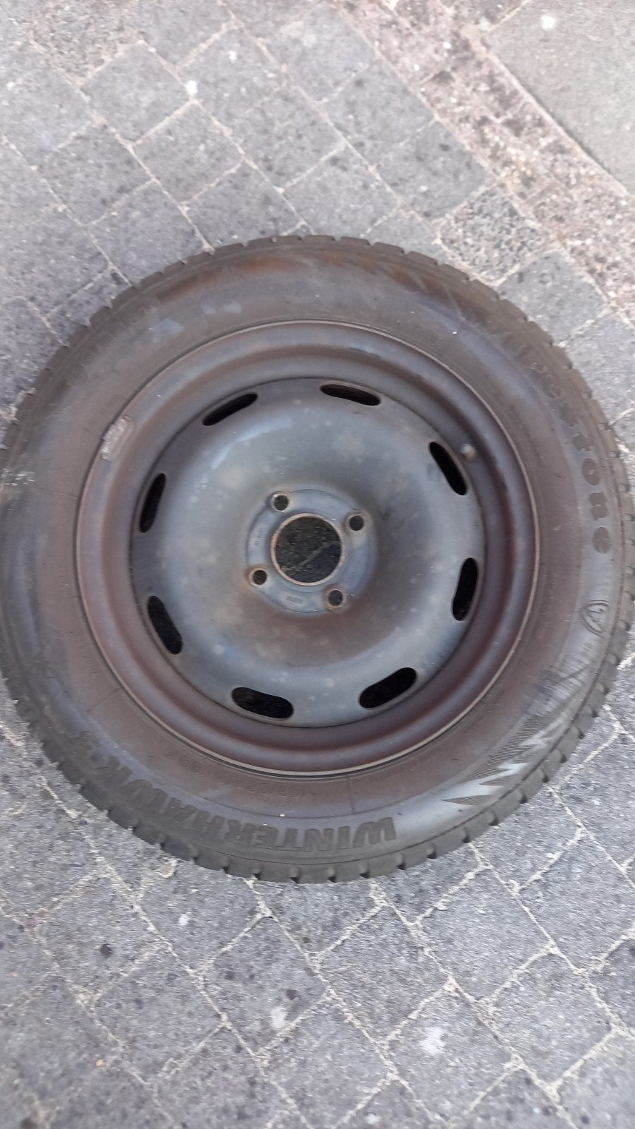 Stalen velgen 4 stuks, Ophalen, Gebruikt, 15 inch, Velg(en)