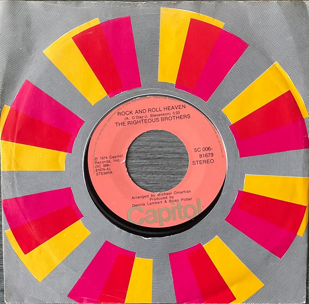 Righteous Brothers - Rock and roll Heaven (NL74) HEEL M(US3), Verzenden