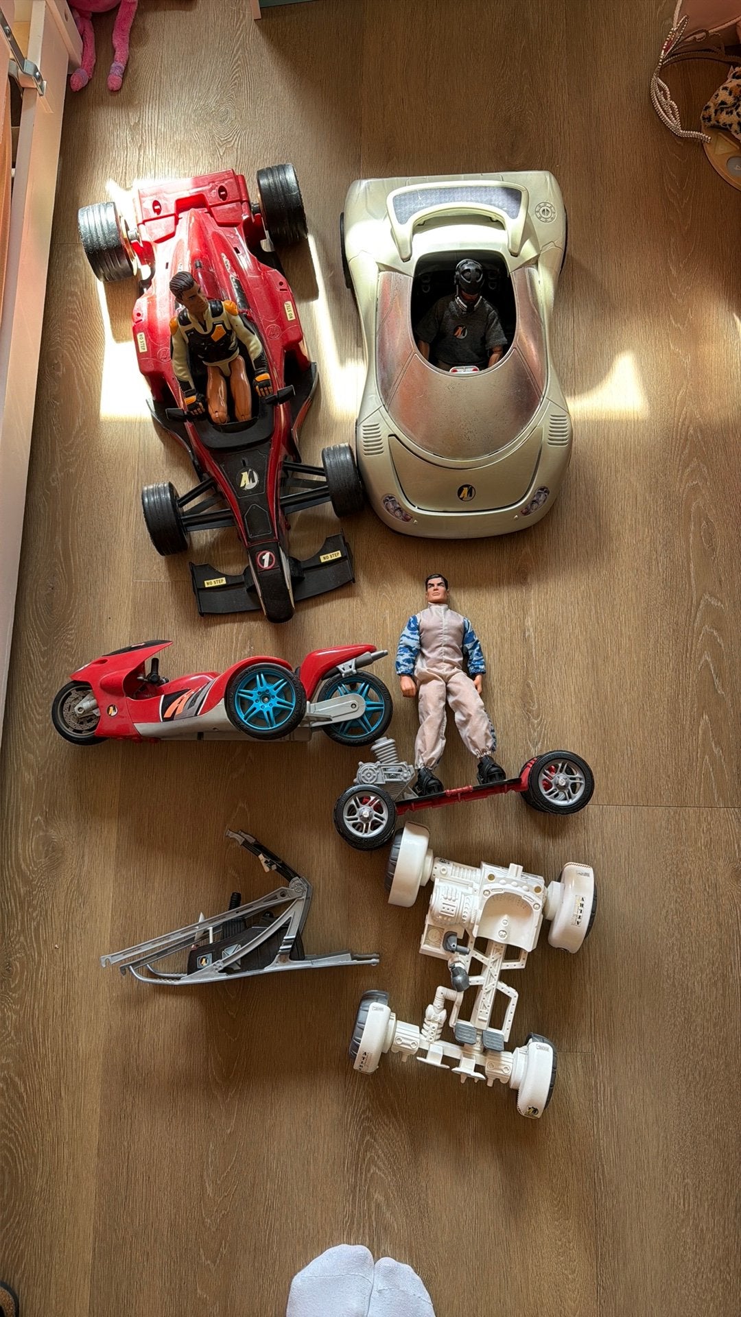 Grote set Action Man speelgoed met voertuigen en figuren, Ophalen of Verzenden, Gebruikt
