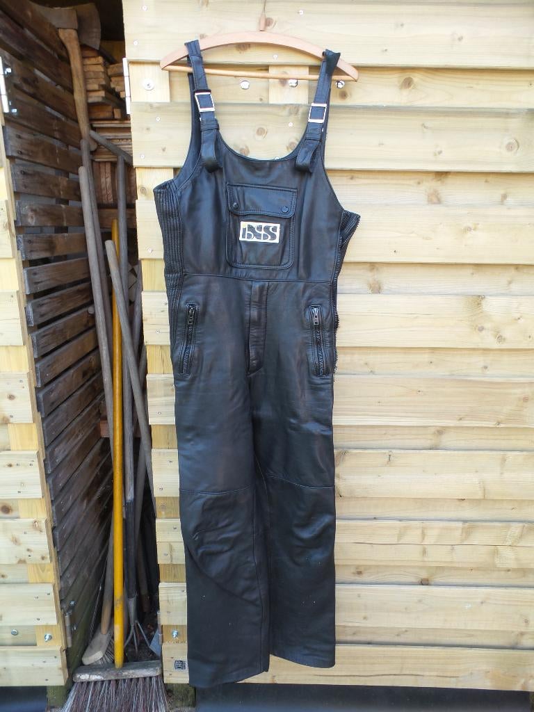 IXS LEREN SALOPETTE TE KOOP., Motoren, Kleding | Motorkleding, Ophalen, Broek | leer, Heren, IXS