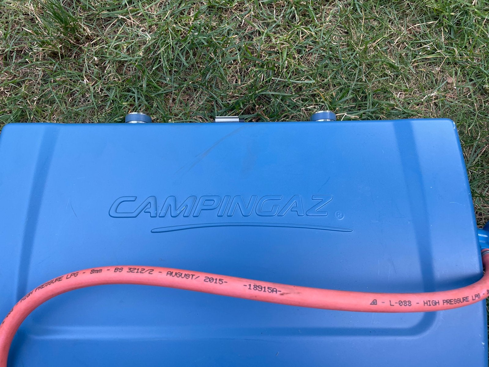 Campingaz 2-pits kooktoestel met gasslang, Ophalen, Zo goed als nieuw