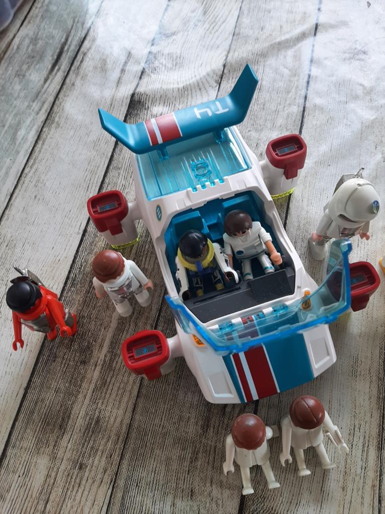 Playmobil Ruimteschip met Astronauten, Ophalen of Verzenden, Gebruikt