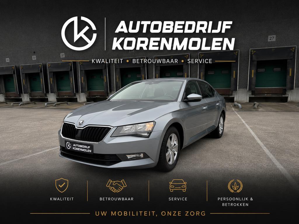 Skoda Superb 1.4 Turbo 16V 103KW DSG 2016 Grijs, Auto's, Skoda, Bedrijf, Superb, ABS, Airbags, Airconditioning, Alarm, Apple Carplay