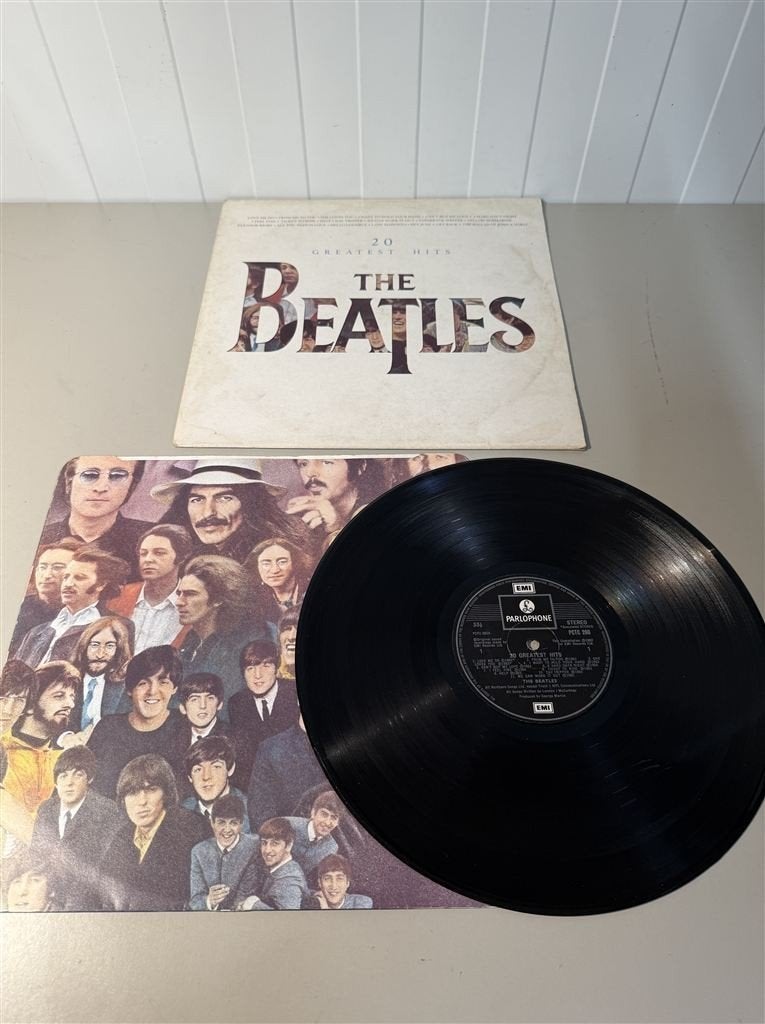The beatles - 20 greatest hits - vinyl lp, Ophalen of Verzenden, Zo goed als nieuw, 12 inch, Poprock