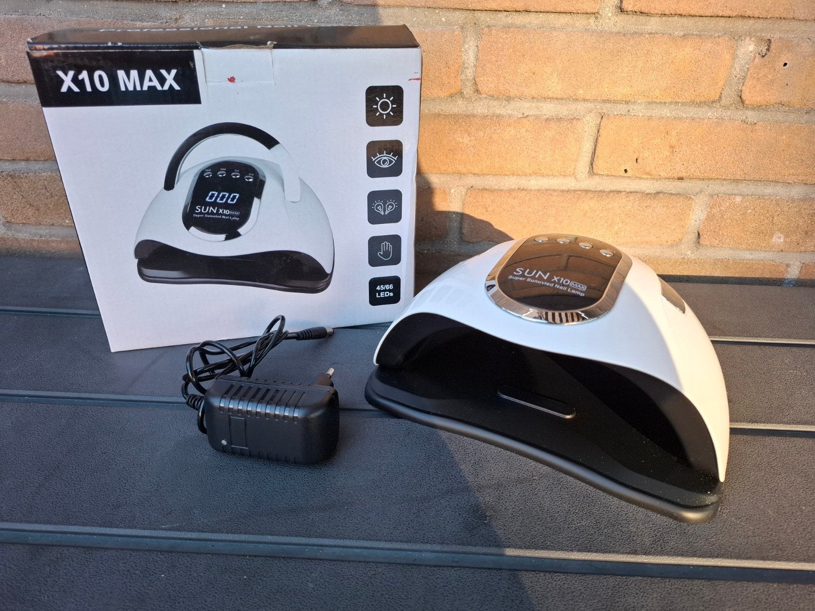 Excellent sun x10 nagel lamp led x10, Witgoed en Apparatuur, Ophalen of Verzenden, Hand- en Voetverzorging