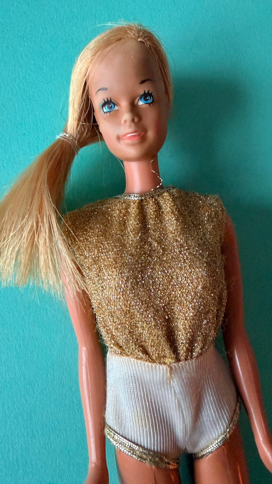 Oude vintage barbie mattel, Verzamelen, Ophalen of Verzenden, Gebruikt, Pop