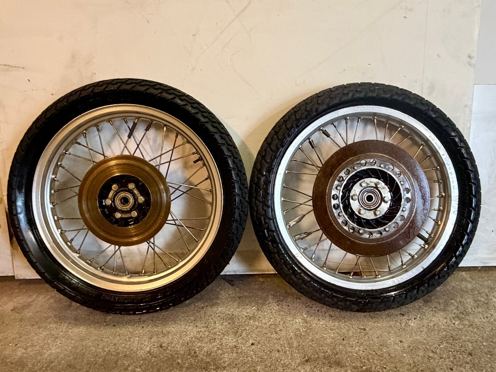 YAMAHA TZ SPAAKWIEL SET INCL SCHIJVEN, Motoren, Ophalen, Gebruikt