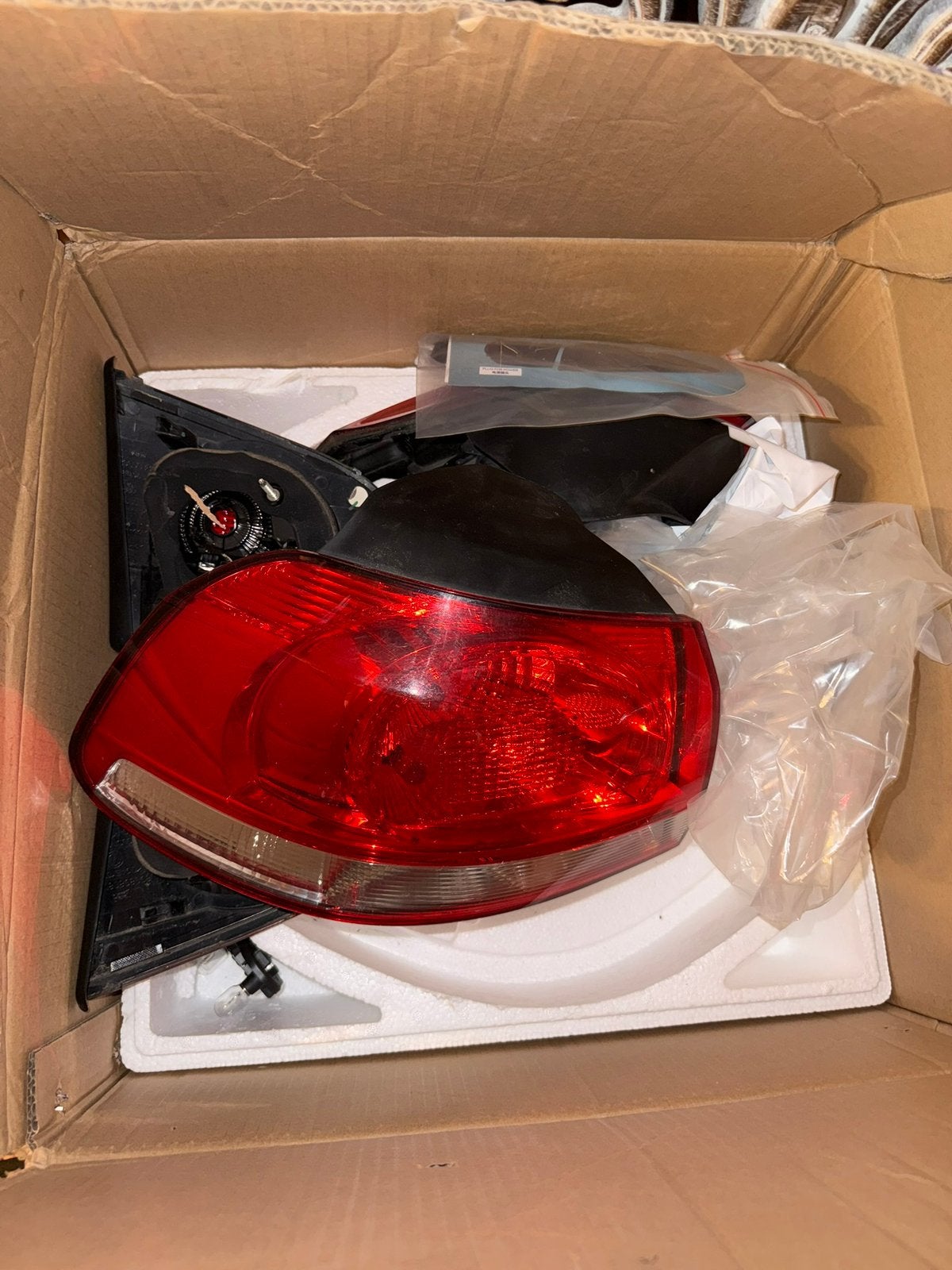 Golf 6 achterlichten, Ophalen