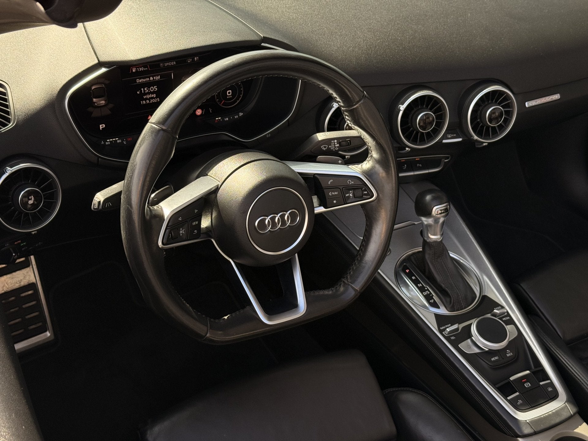 Audi TT Roadster 2.0 TFSI quattro S-Line | Bang & Olufsen |, Auto's, Audi, Gebruikt, 4 cilinders, Zwart, Leder