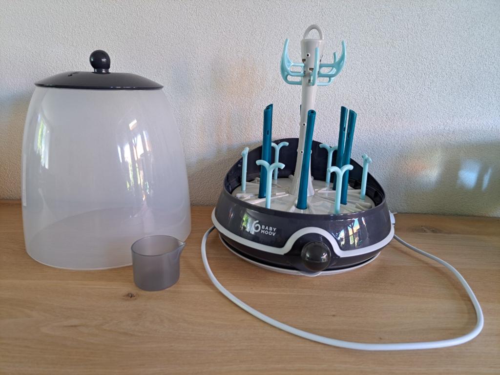 Flessensterilisator, Ophalen, Sterilisator