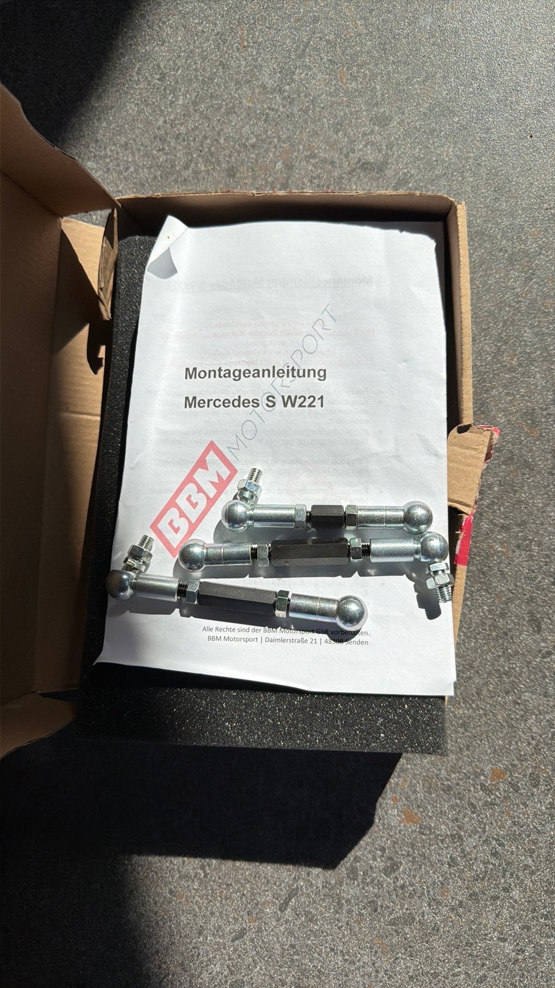 Mercedes w221 verlagingsset BBM, Ophalen, Nieuw