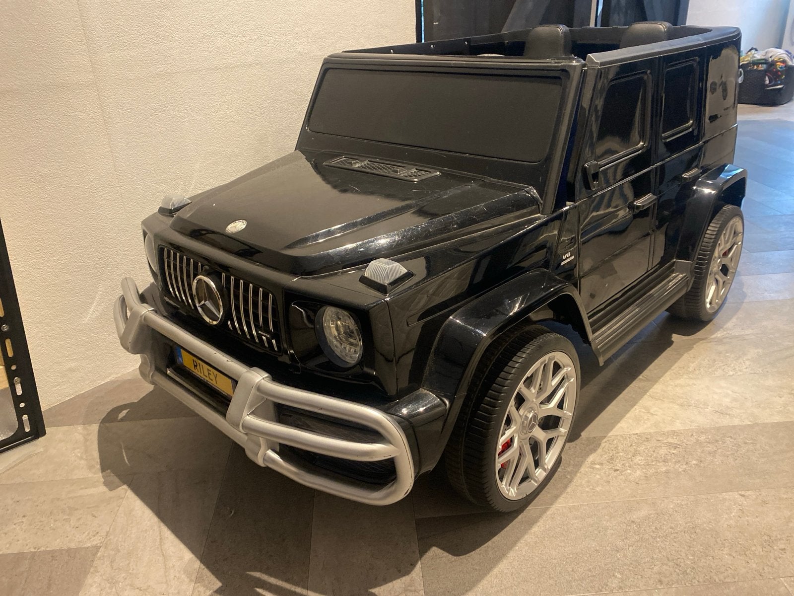 Mercedes G63 AMG Elektrische Kinderauto - Zwart, Kinderen en Baby's, Ophalen, Gebruikt
