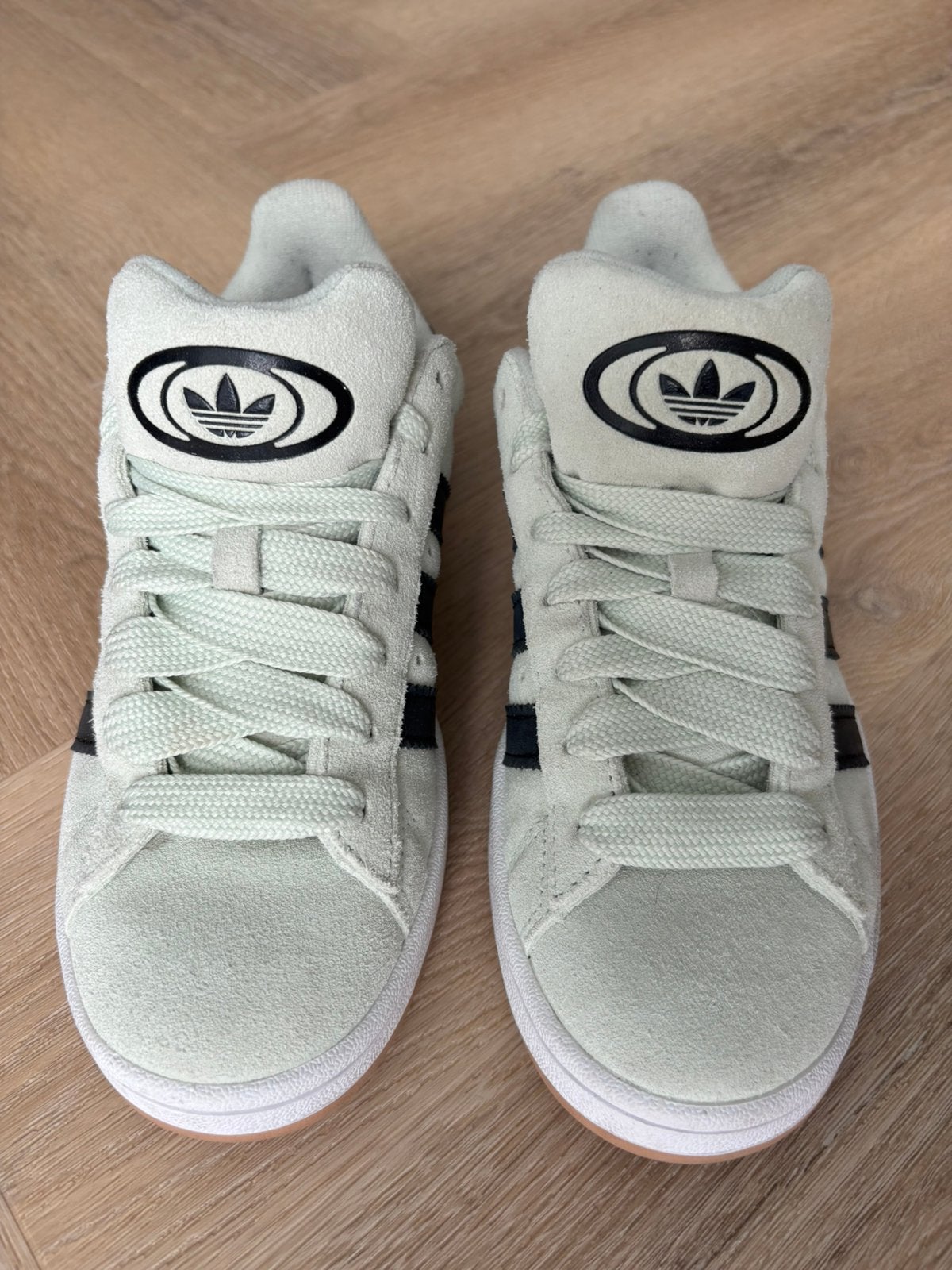 Adidas Campus maat 38 zgan, Ophalen, Zo goed als nieuw, Groen, Sneakers of Gympen