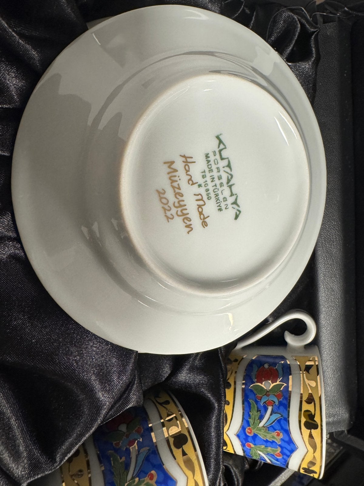Kutahya Porseleinen Koffiekopjes Set - 2 Stuks, Ophalen