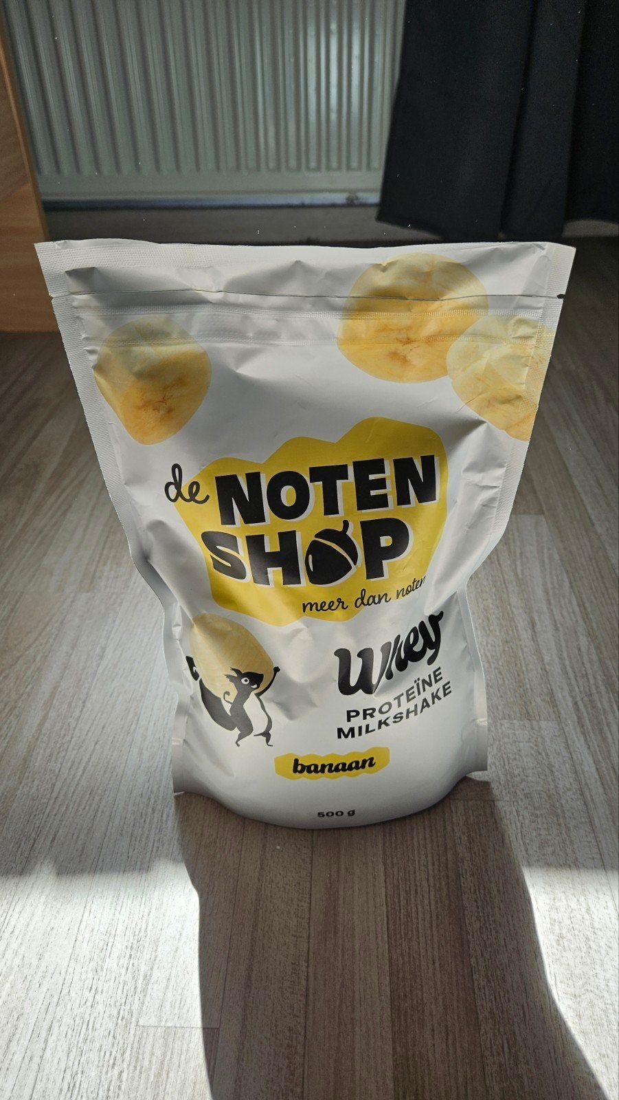 de Notenshop Whey eiwitpoeder banaan milkshake, Sport en Fitness, Ophalen of Verzenden, Nieuw, Poeder of Drank