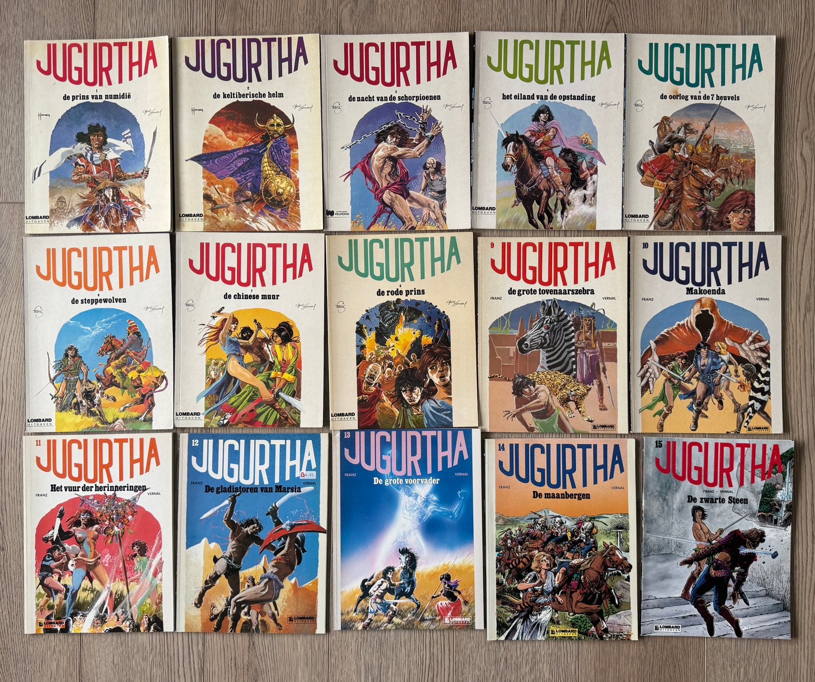 Jugurtha deel 1 t/m 15, Meerdere stripboeken, Ophalen of Verzenden, Zo goed als nieuw