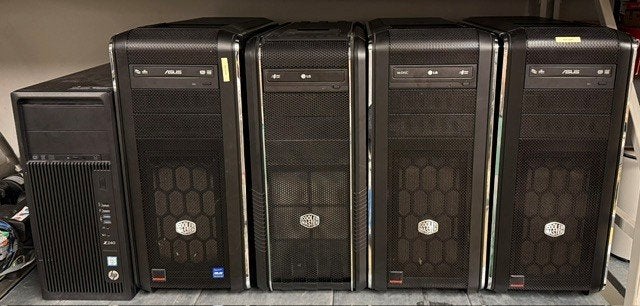 Diverse computers, Computers en Software, Desktop Pc's, Ophalen, Gebruikt, 32 GB, SSD