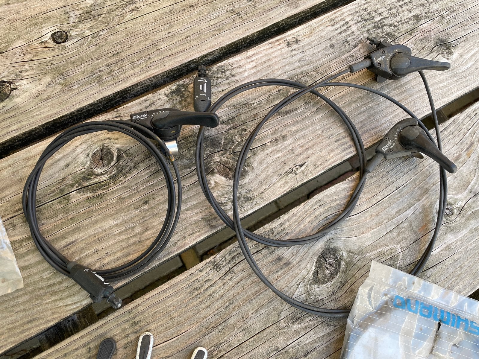 ** Vintage Derailleurs en Shifters - Diverse Merken **, Gebruikt, Verzenden, Derailleur of Ketting, Aluminium